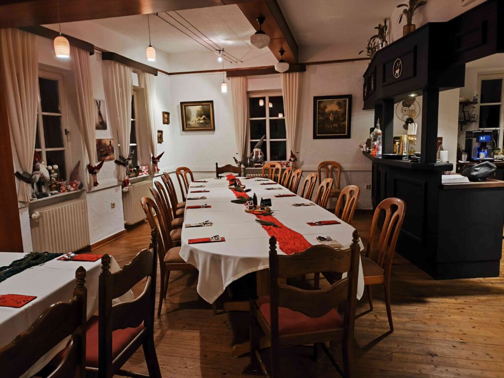 Innenraum Forsthaus Jaegersburg