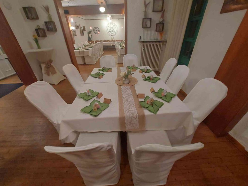 Hochzeit Geburtstag Dekoration Forsthaus Jägersburg in